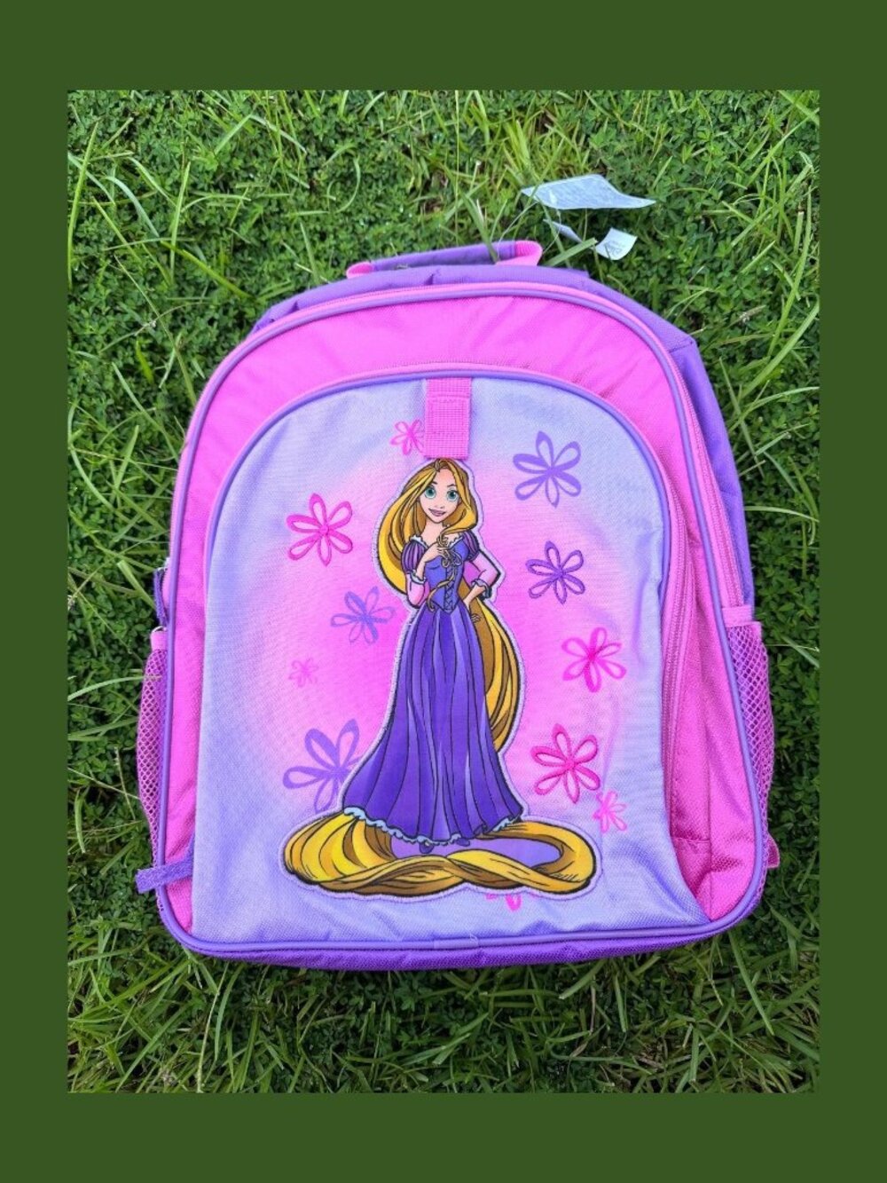 Disney Store Authentic Tangled Rapunzel School Backpack Pink Purple NWT